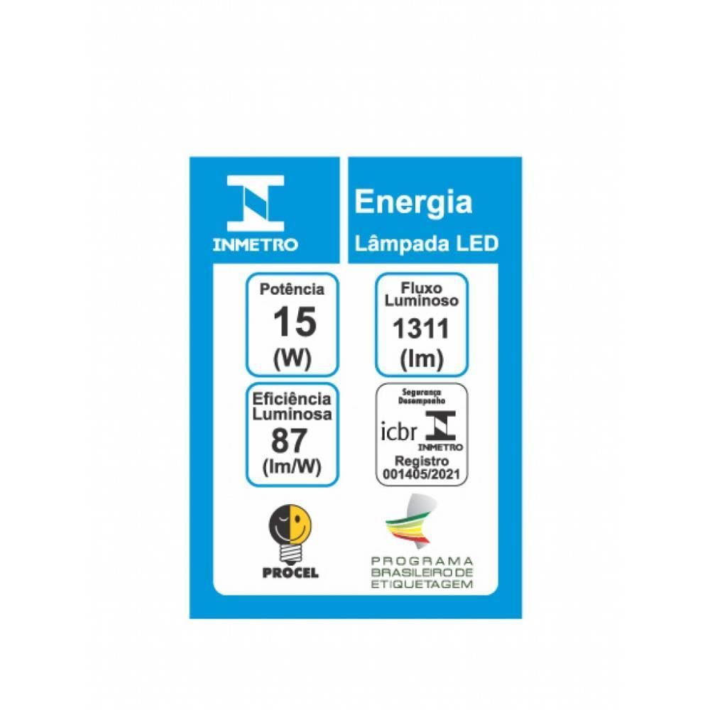 Lâmpada De Led Taschibra 15W Luz Amarela 3000K Tkl90 - AutoVolt