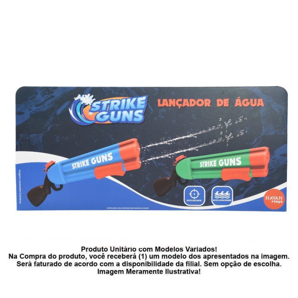 Lançador De Água Escopeta Manual Havan Toys - Sortido