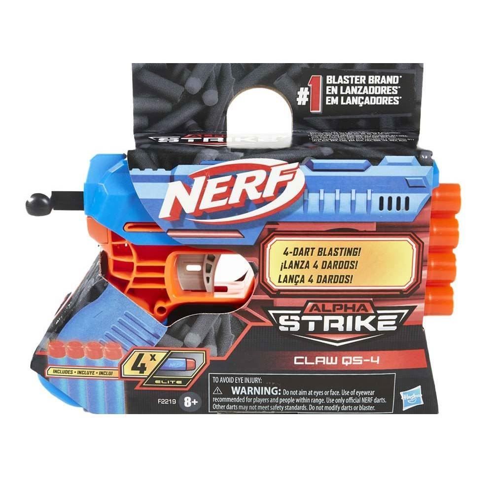 Lançador De Dardo Nerf  Hasbro Alpha Claw Qs-4 - F2219