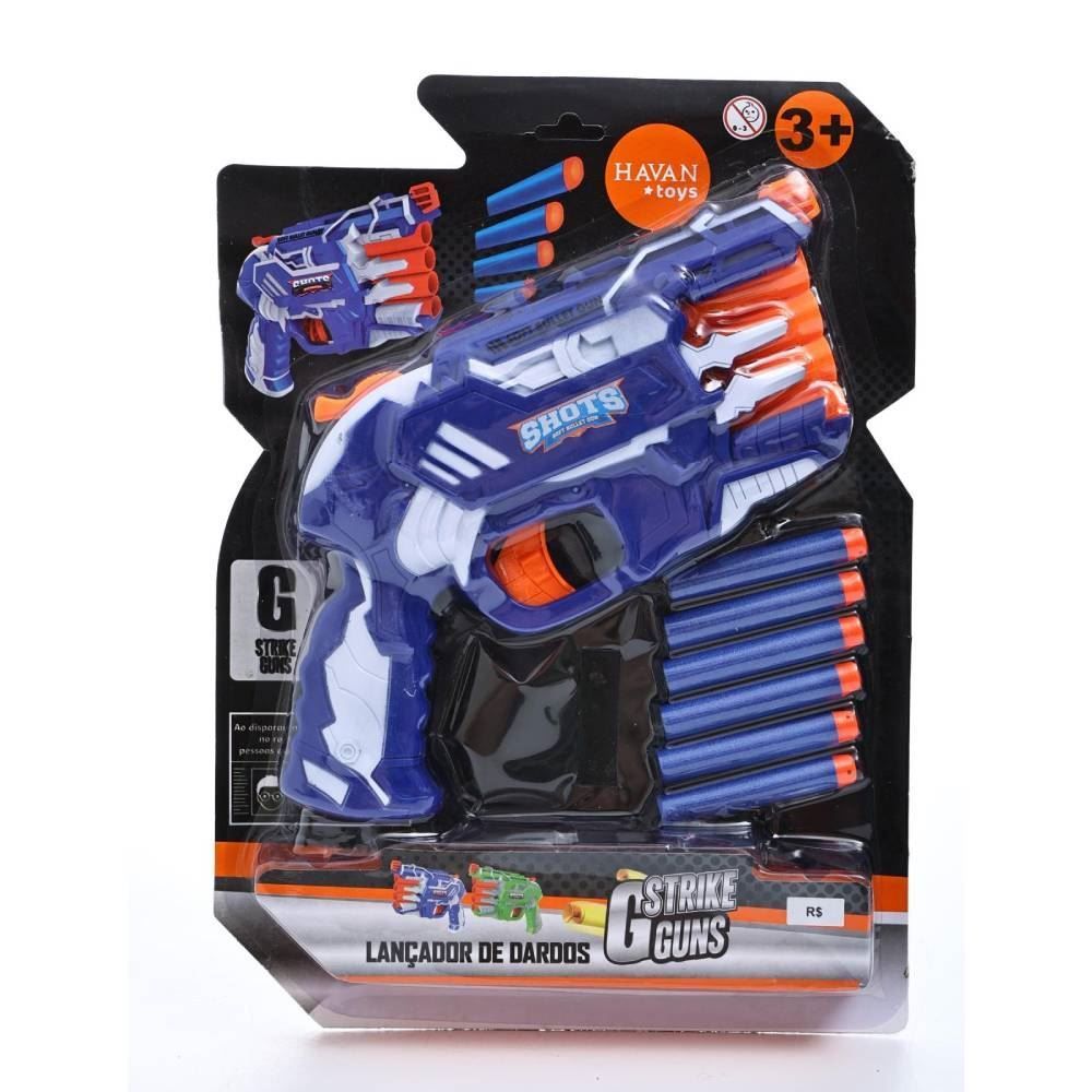 Lançador De Dardos Azul Com Óculos -  HBR0297