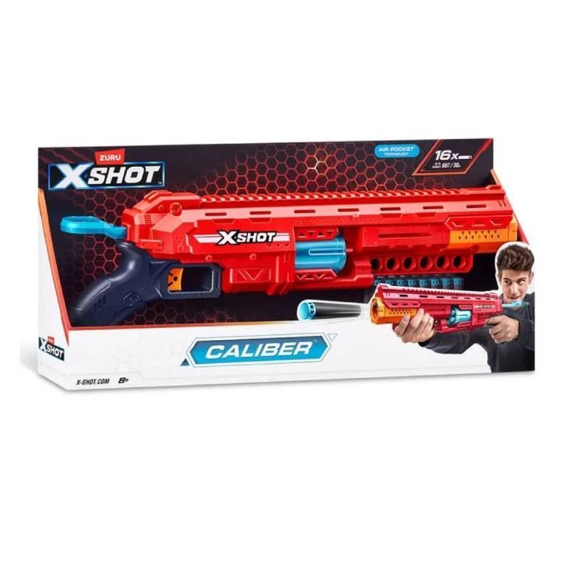 Lançador De Dardos Candide X-Shot Red Caliber 16 Dardos