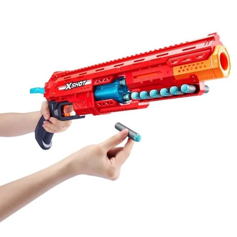 Lançador De Dardos Candide X-Shot Red Caliber 16 Dardos