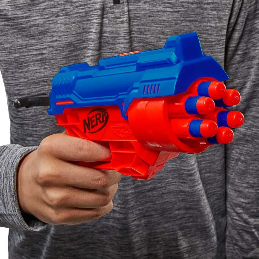 Lançador De Dardos Nerf Alpha Strike Boa Rc-6 Hasbro - F2985