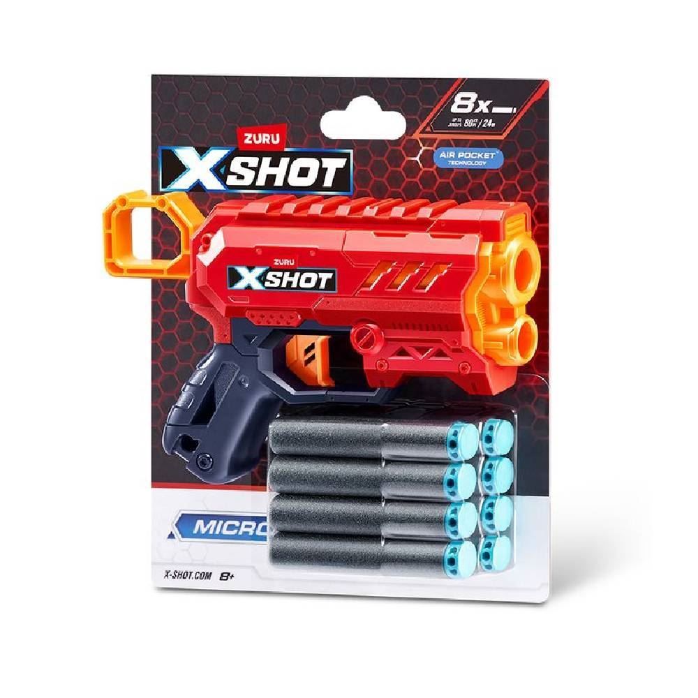 Lançador De Dardos X Shot Red Micro 2.0 Candide - 5692