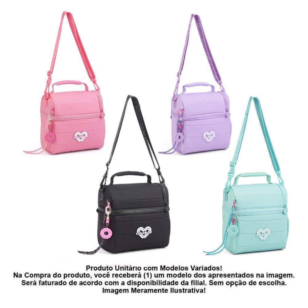 Lancheira Juvenil Térmica Colors Seanite - Sortido 