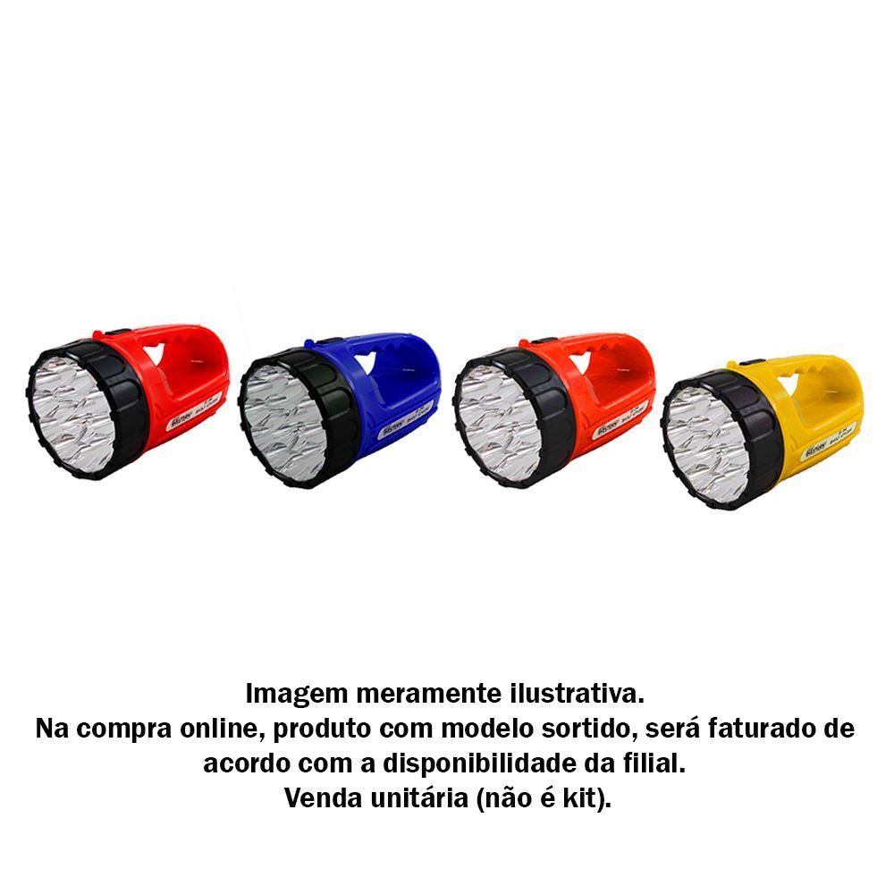 Lanterna Recarregável Com 15 Leds Western El-344 - Sortido