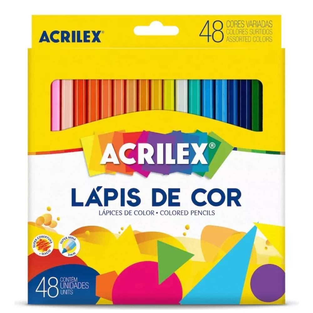 Lápis De Cor 48 Unidades Acrilex - 09648