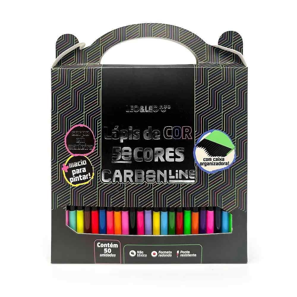 Lápis de Cor Carbon Line Leo&Leo 50 Cores - 94433
