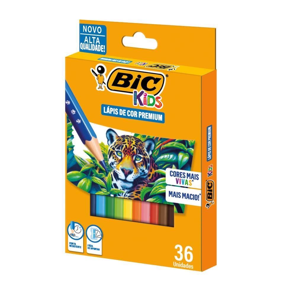 Lápis De Cor Premium Com 36 Unidades Bic - 524159