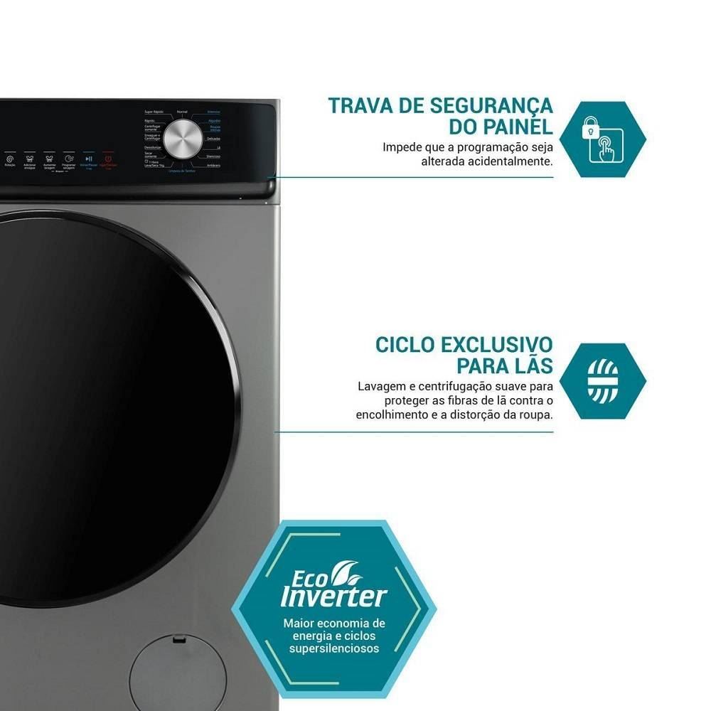 Lava E Seca 11KG Philco 16 Programas PLS11C