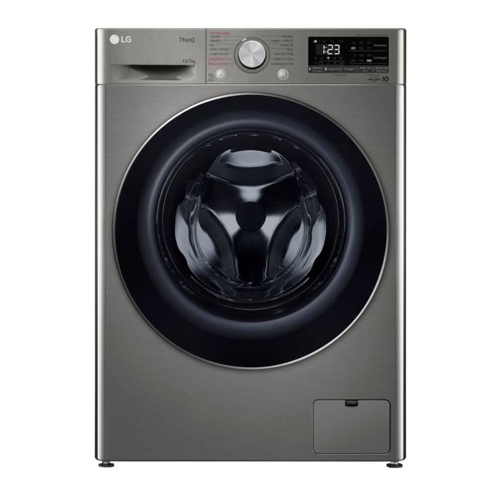 Lava e Seca LG Smart VC4 12kg Inox Look CV5012PC4