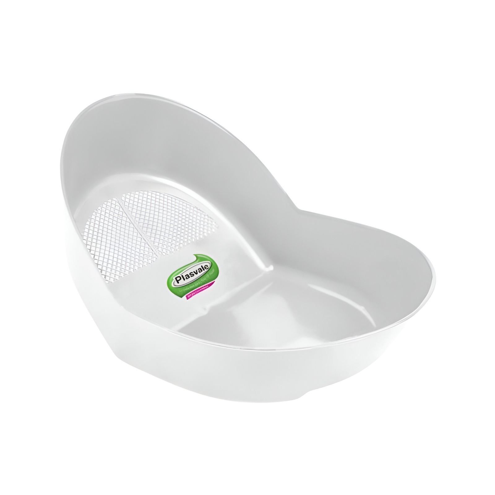 Lavador De Arroz Plasvale 28 Cm - Branco