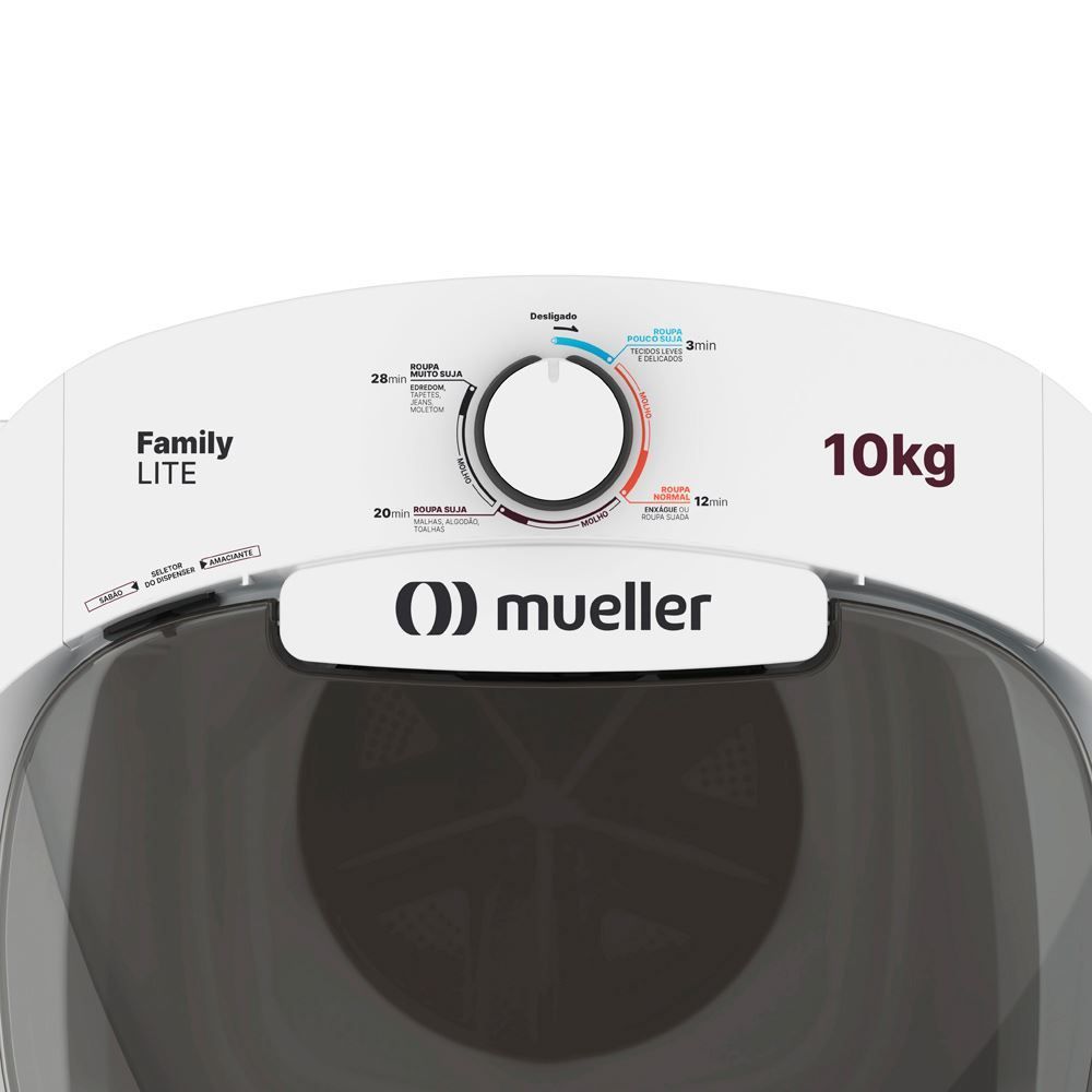 Lavadora de Roupas 10kg Family Lite Mueller