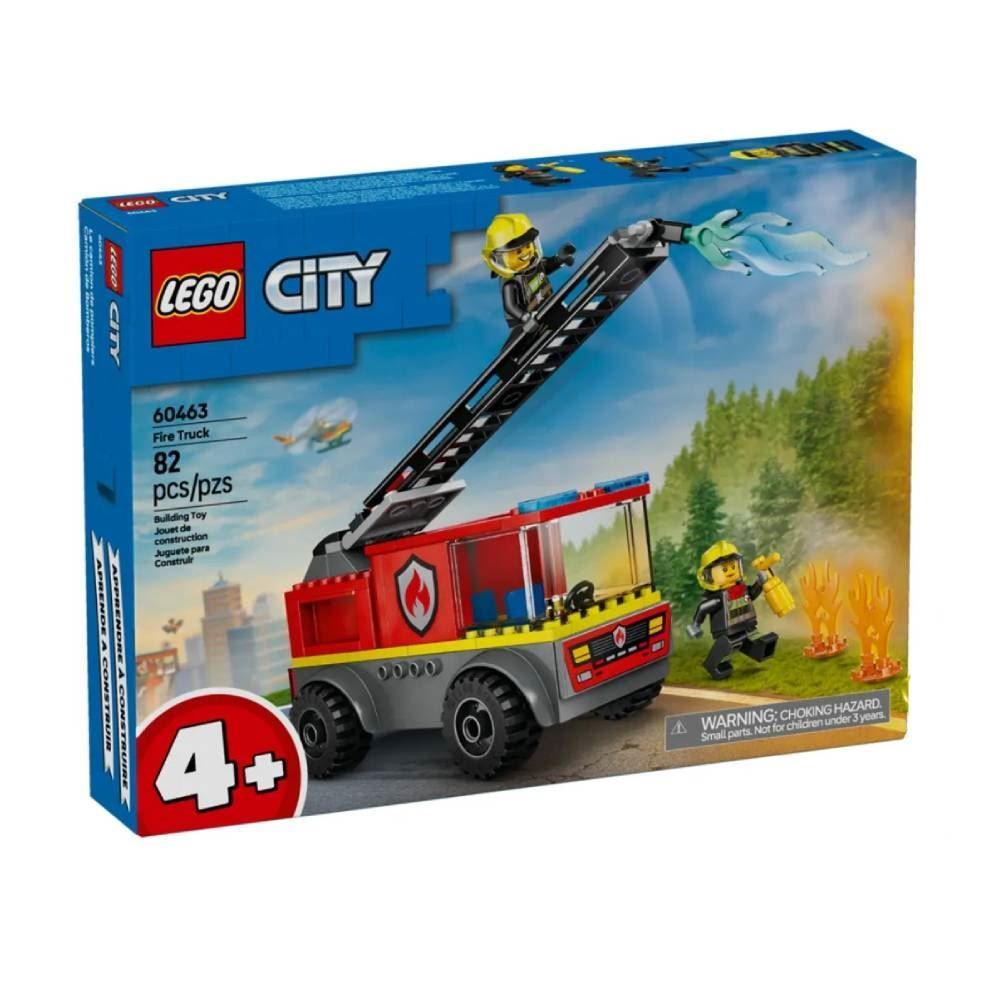 Lego Caminhão Bombeiro Escada De Incêndio - 60463