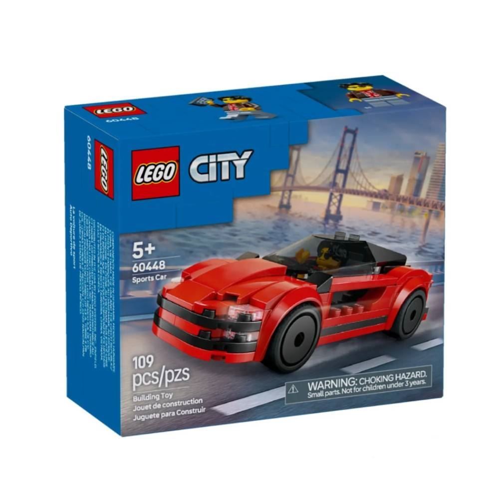 Lego City Carro Esportivo Vermelho - 60448
