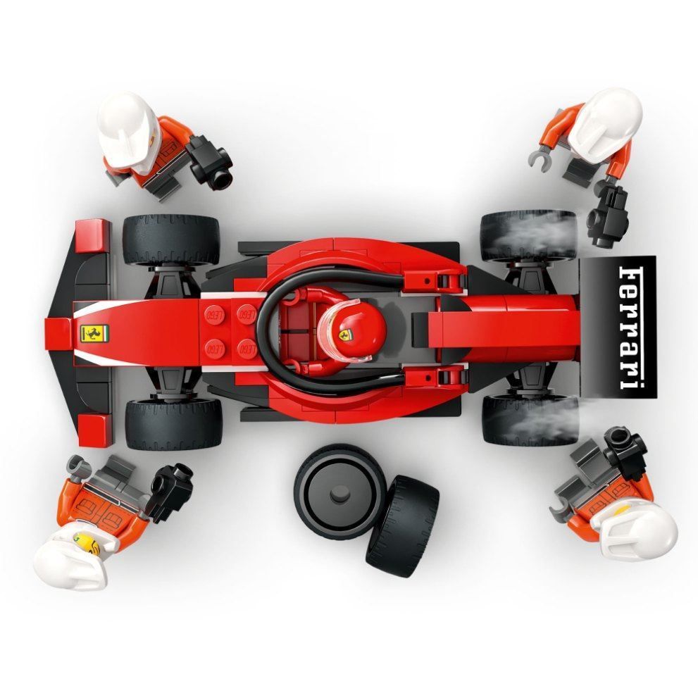 Lego City F1 Pit Stop Com Carro Ferrari - 60443