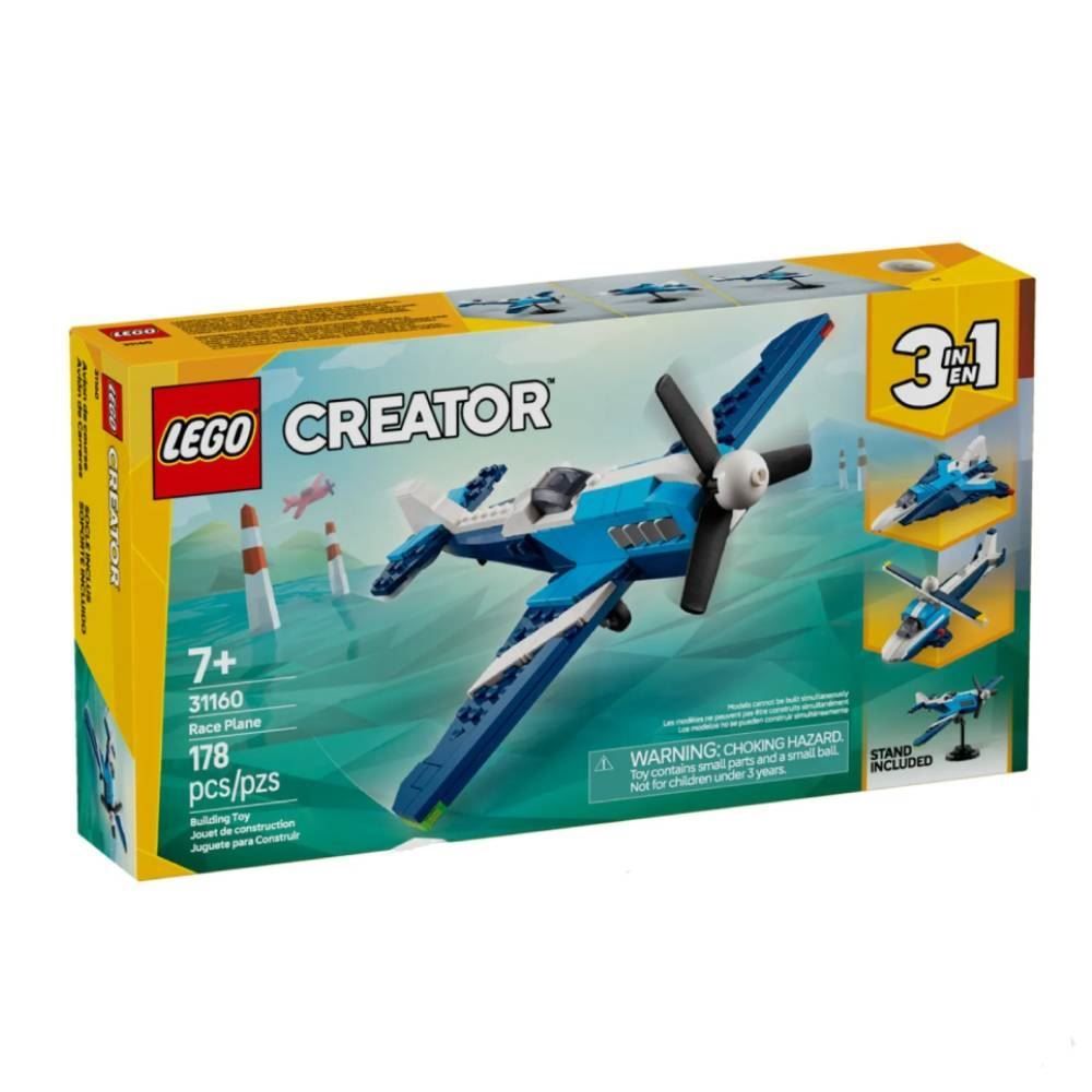 Lego Creator Avião De Corrida 3X1 - 31160
