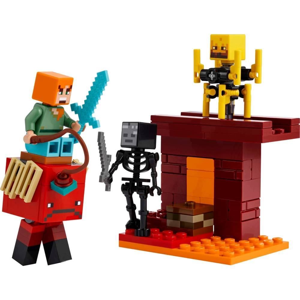Lego Minecraft Batalha Da Lava Nether - 21266