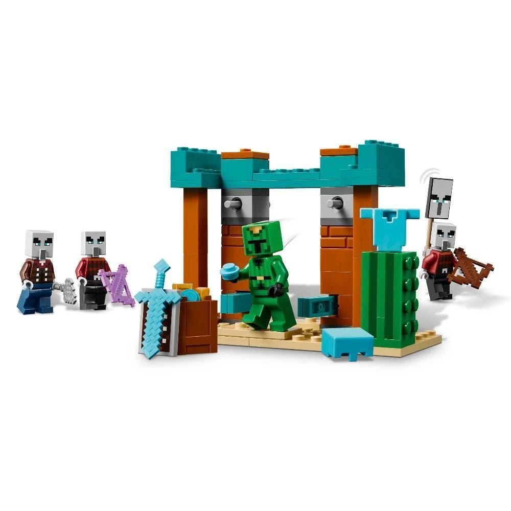Lego Minecraft Patrulha Illager No Deserto - 21267