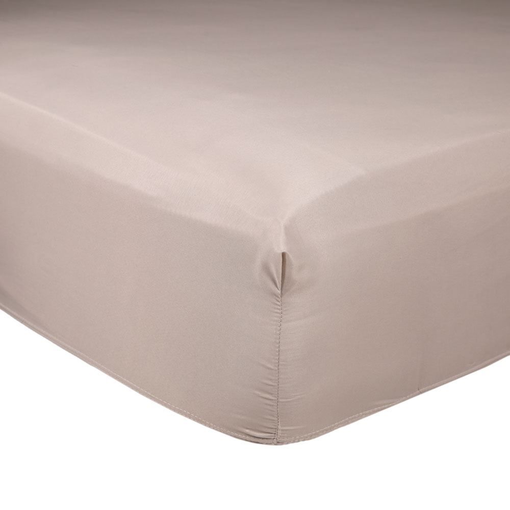 Lençol Avulso Casal Com Elástico 150 Fios Havan Casa - Bege