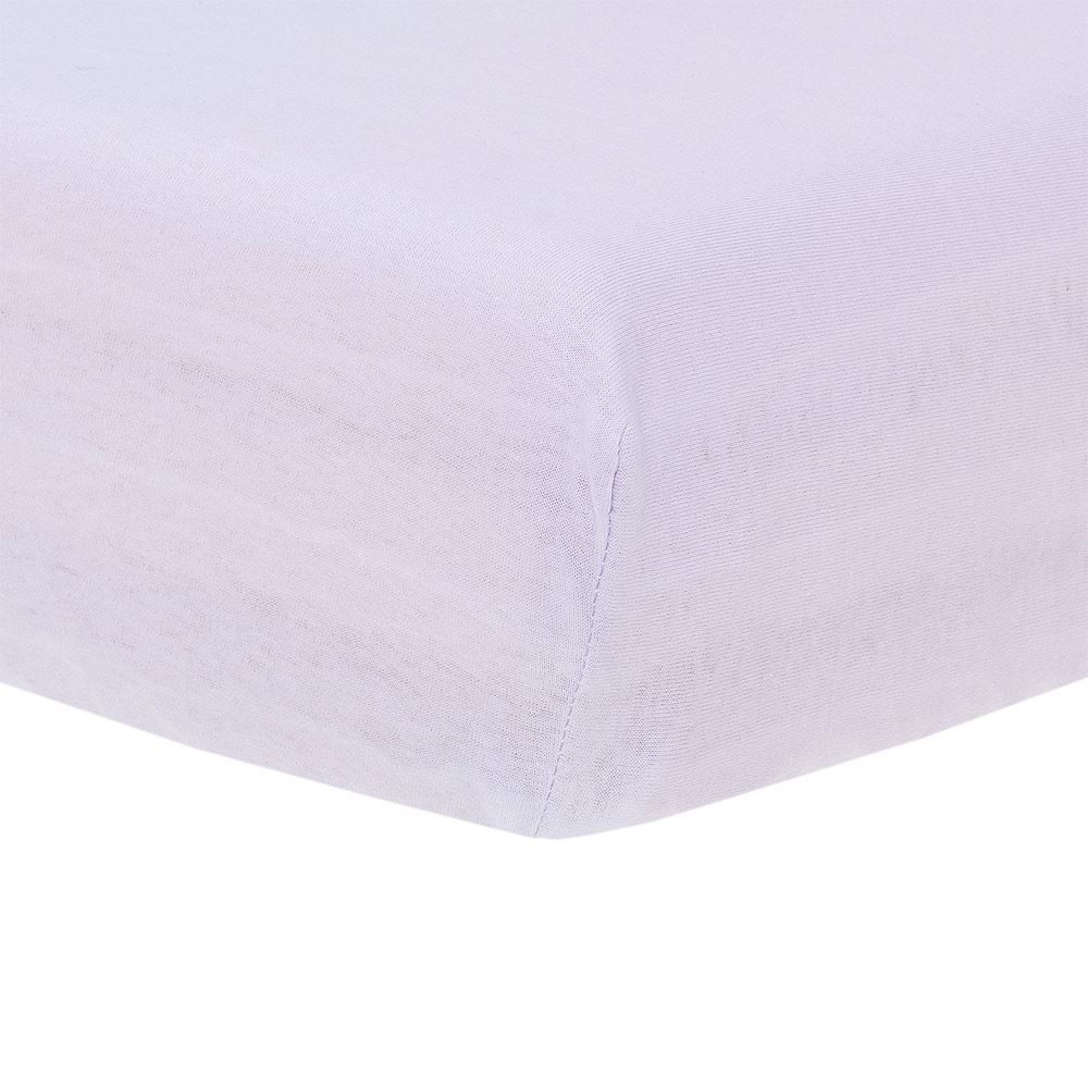 Lençol Avulso Com Elástico Para Berço Malha Yoyo Baby - Branco