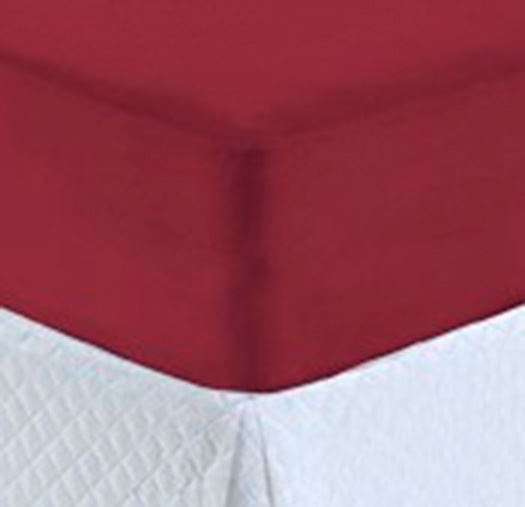 Lençol Avulso King Com Elástico Malha Slim Solecasa 1 Peça - VINHO BLONDSTONE