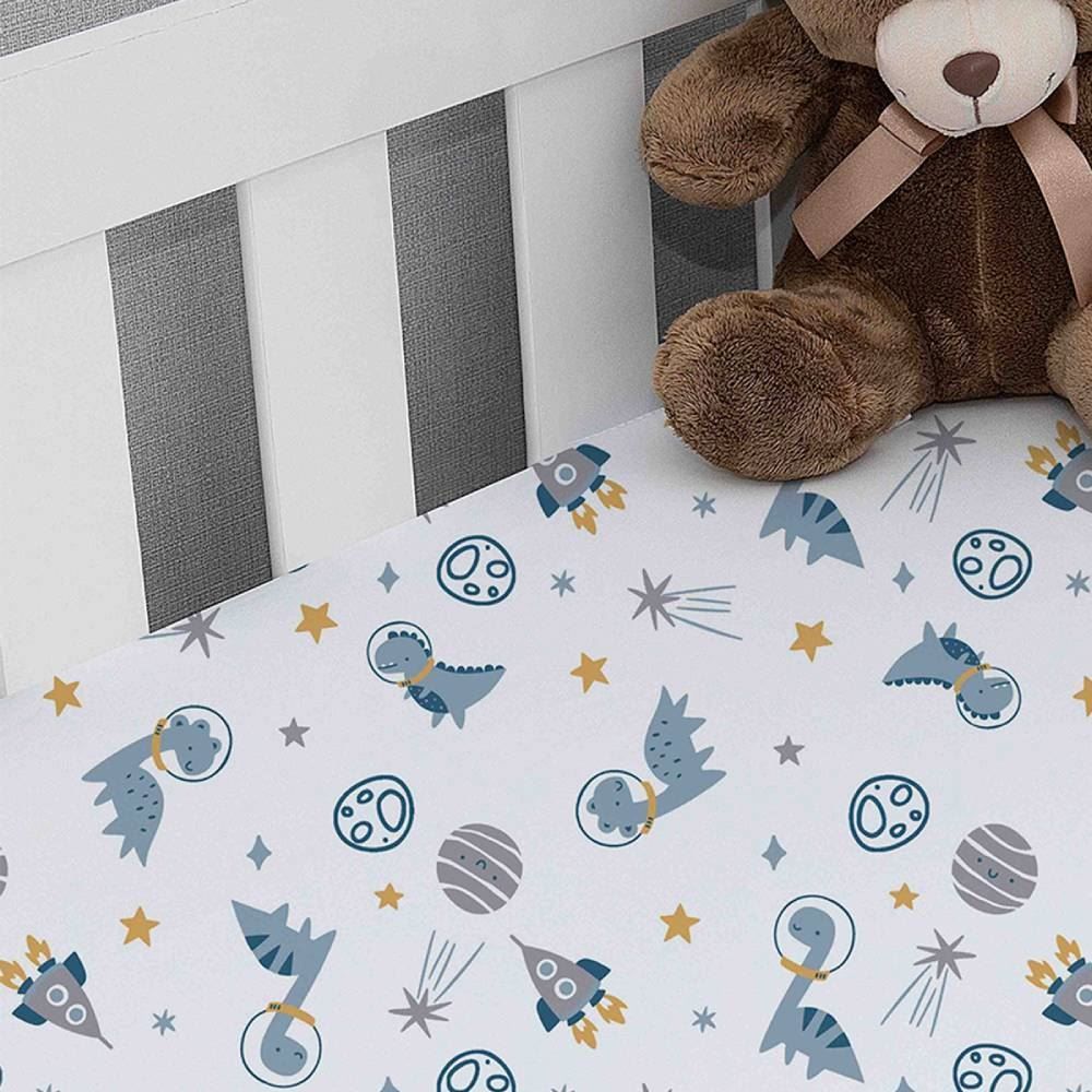 Lençol Infantil Avulso Para Berço Havan Baby - Astros