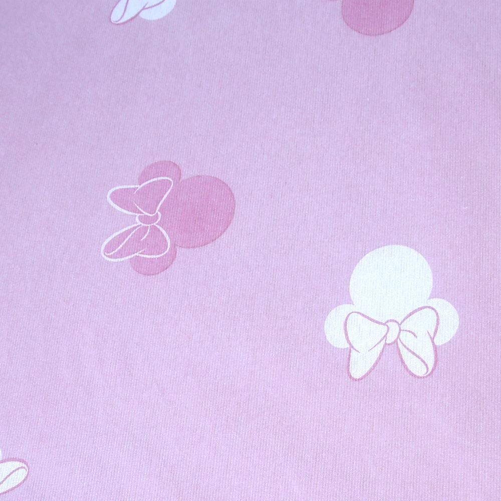 Lençol Avulso Com Elástico Solteiro Estampado Disney Portallar 1 Pç - Minnie