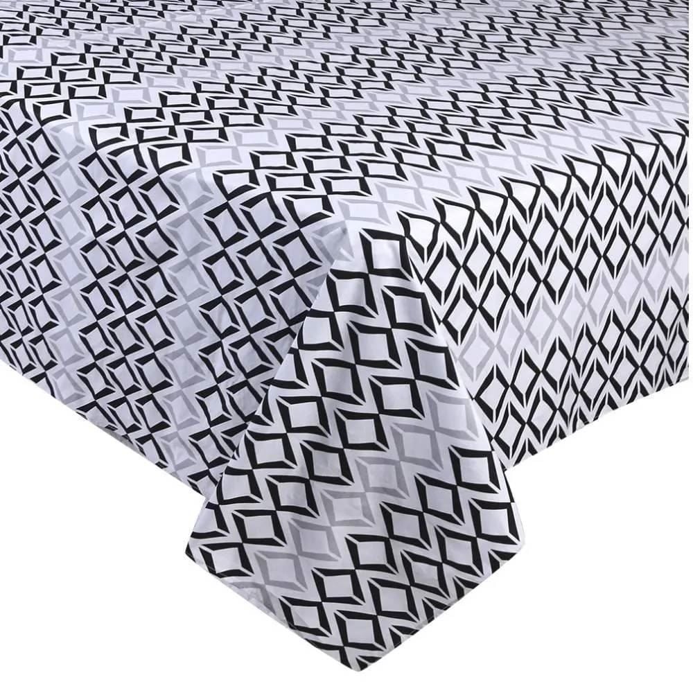 Lençol Avulso Solteiro Sem Elástico Buona Fortuna 1 Pç - Benicio Preto