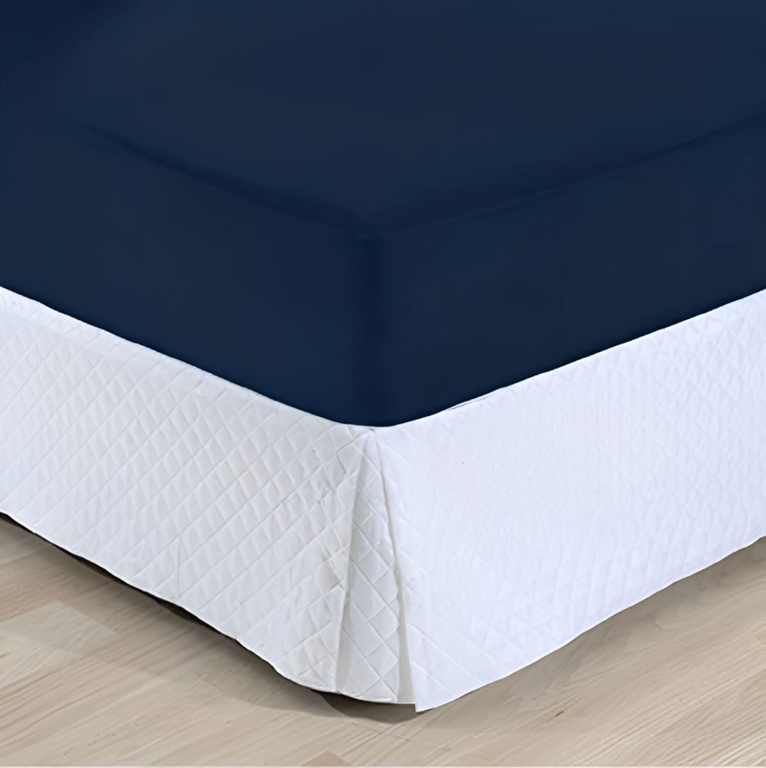 Lençol Avulso Solteiro Slym Solecasa 1 Pç - Azul Profundo