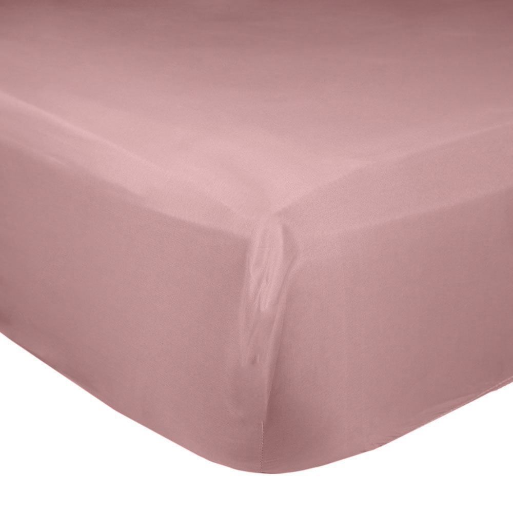 Lençol Casal Percal 100% Algodão Buona Fortuna - Rosa