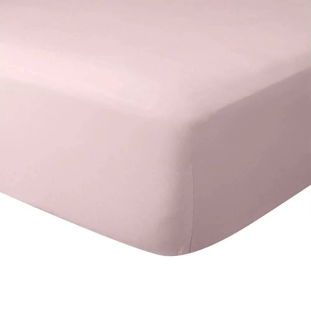 Lençol Casal Avulso De Malha Havan Casa 1 Pç - Rosa Bebê