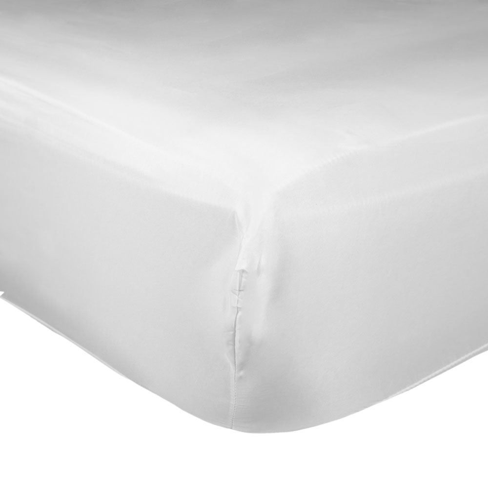 Lençol Solteiro Com Elástico 150 Fios Solecasa - Branco