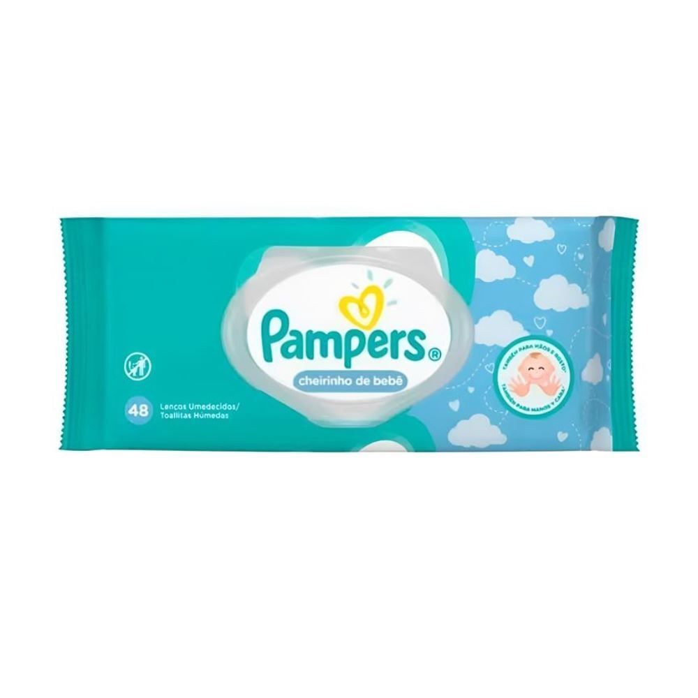 Lenços Umedecidos Pampers - Cheirinho de Bebê