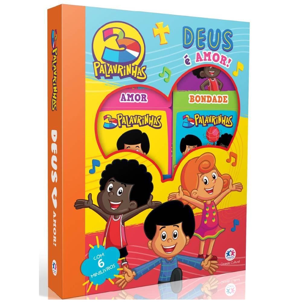 Livro 3 Palavrinhas Deus É Amor Ciranda Cultura - 9788538096955