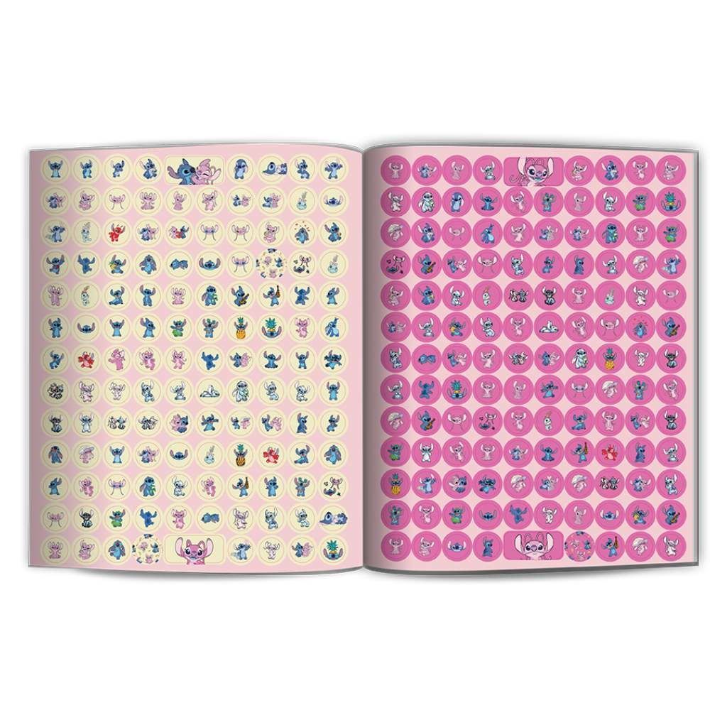 Livro 500 Adesivos Angel E Stitch Culturama - Diversão