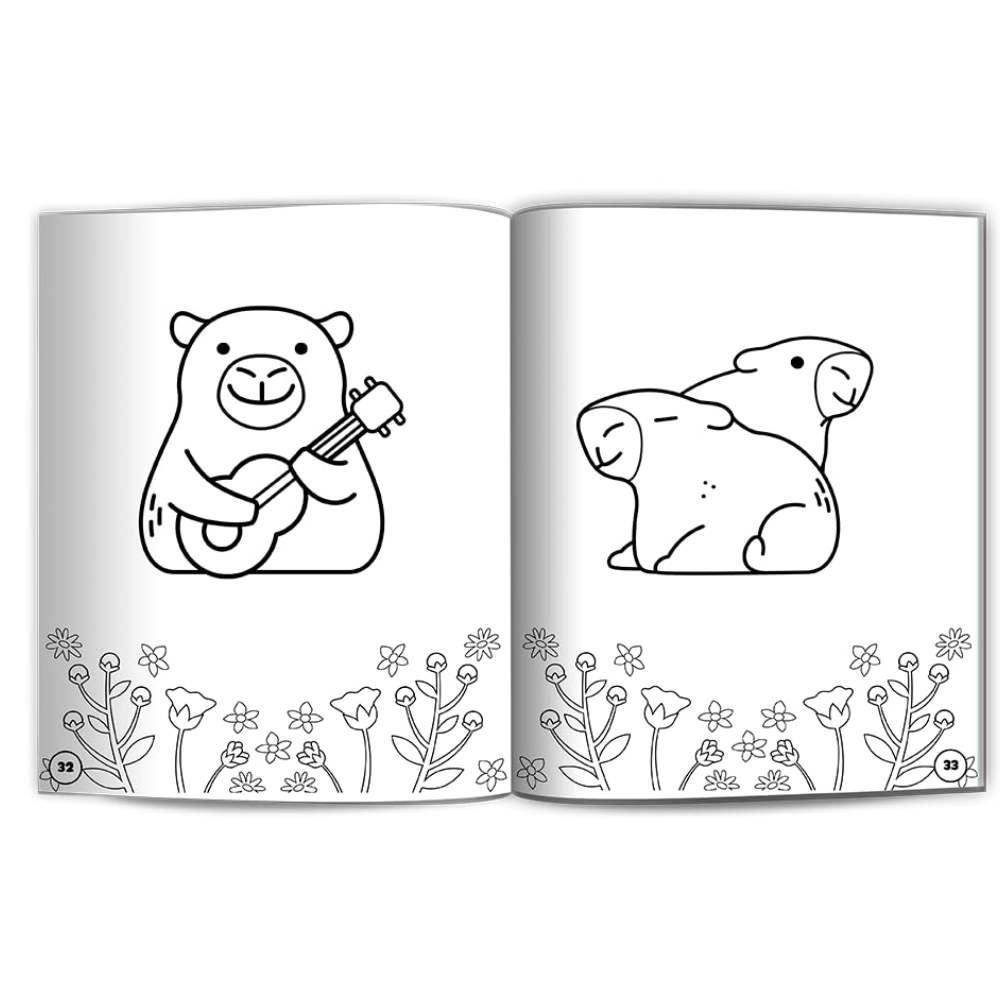 Livro 500 Adesivos Capivaras Culturama - Diversão