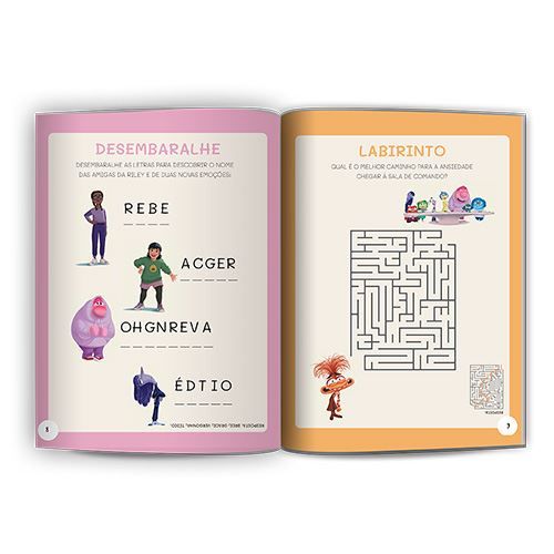 Livro 500 Adesivos Divertida Mente 2 Culturama Editora - 20090213