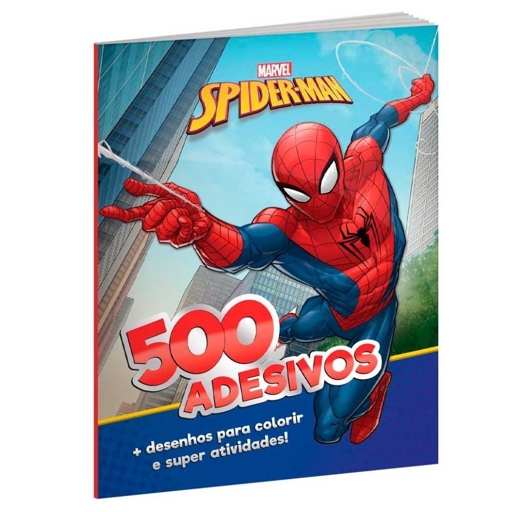 Livro 500 Adesivos Marvel Homem-Aranha Culturama - 020090301