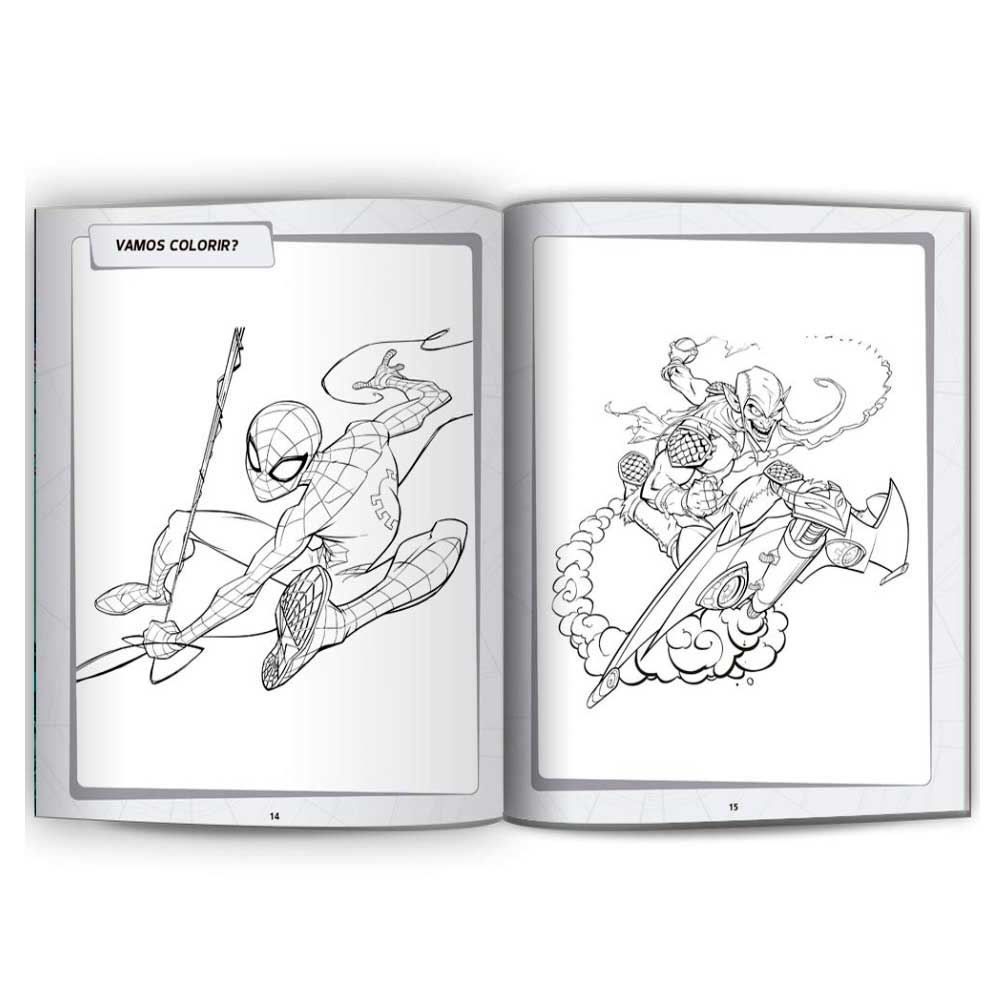 Livro 500 Adesivos Marvel Homem-Aranha Culturama - 020090301