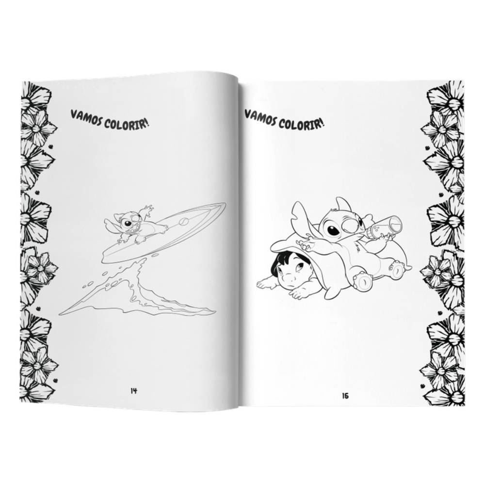 Livro 500 Adesivos Stitch Culturama Editora - Diversão