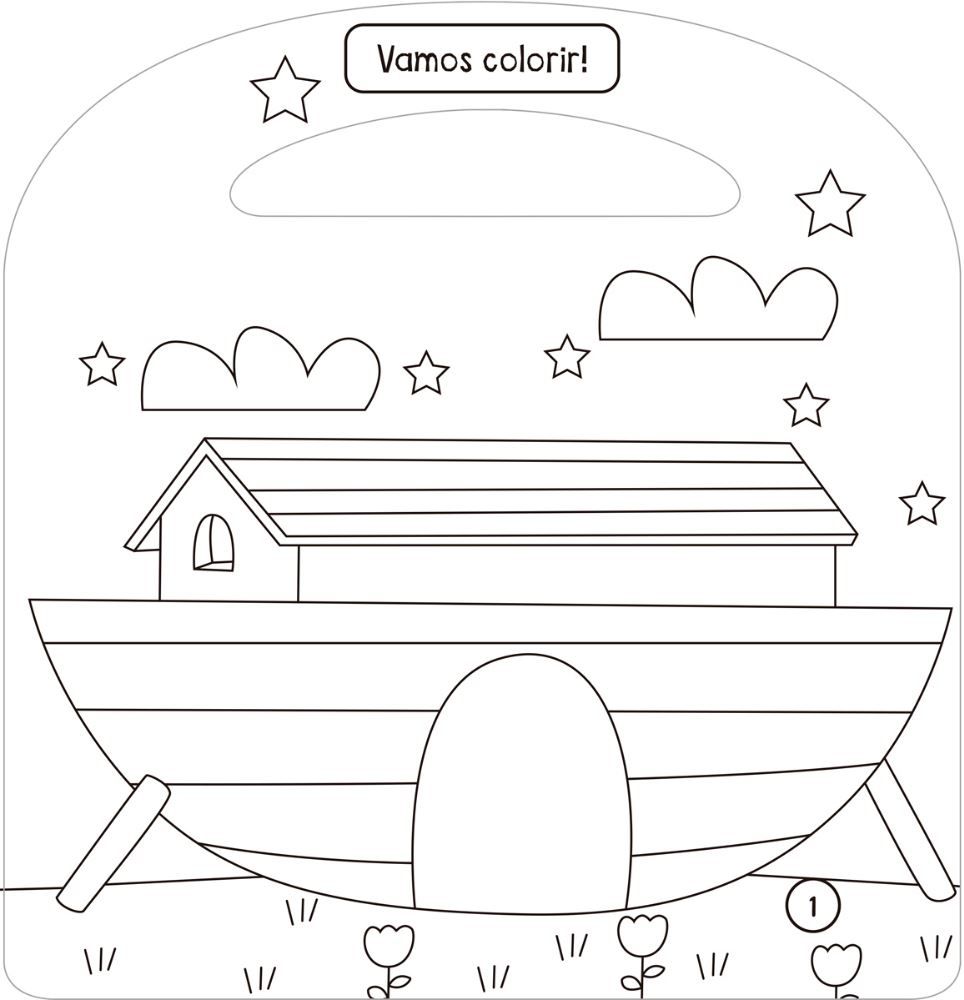 Livro a Arca de Noé - Atividades e Mais 50 Adesivos, Ciranda Cultural