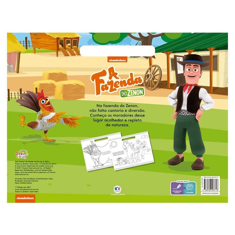 Livro A Fazenda Do Zenon Colorindo A Fazenda Ciranda Cultural - 9788538093718