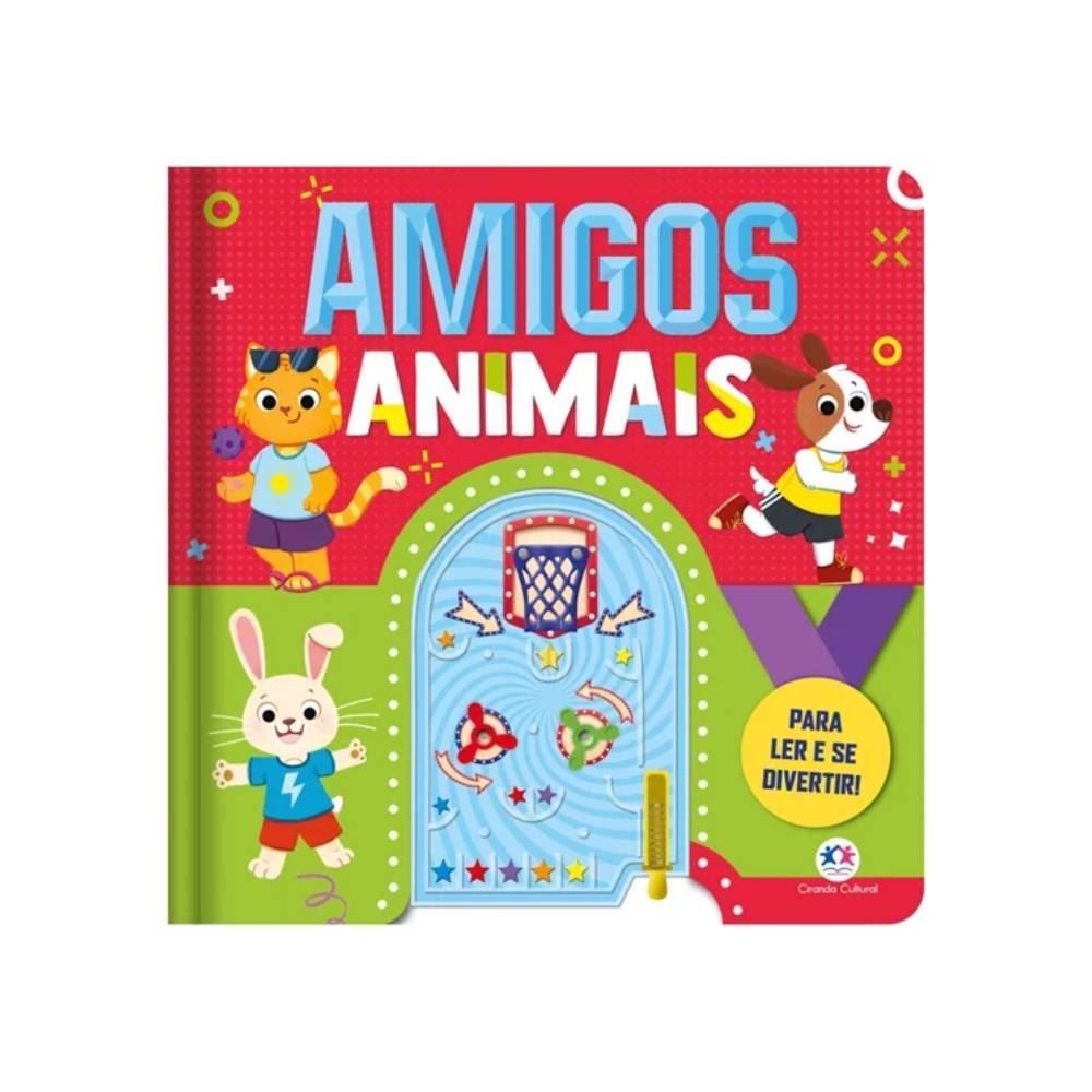 Livro Amigos Animais Ciranda Cultural - Colorido
