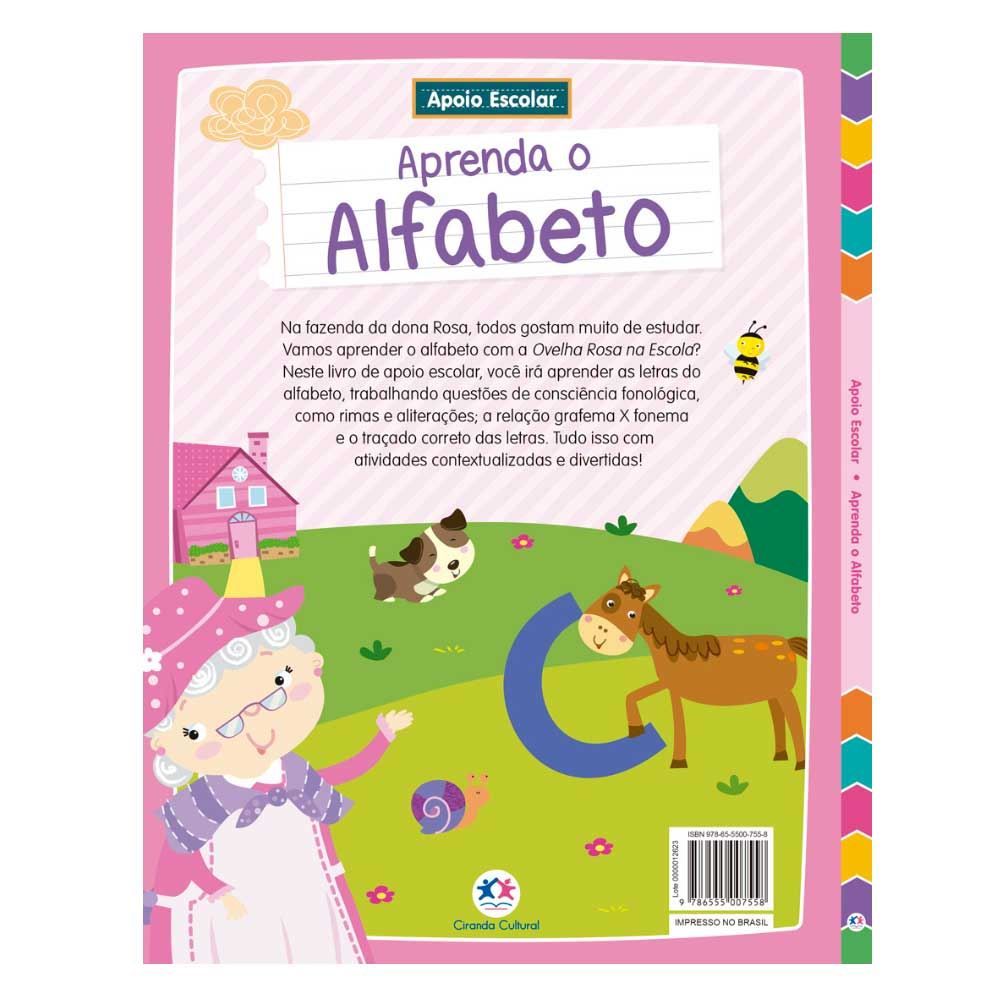Livro Apoio Escolar Aprenda O Alfabeto Ciranda Cultural - 9786555007558