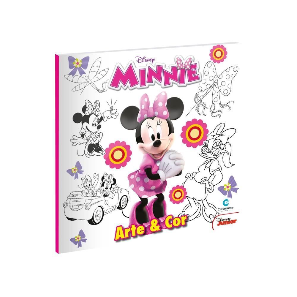 Livro Arte E Cor Disney Minnie Culturama - 020520202