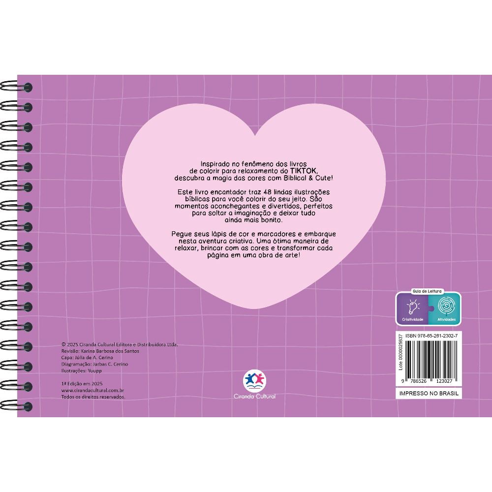 Livro Biblical And Cute Violet - Para Colorir,  Comfy & Cozy Books