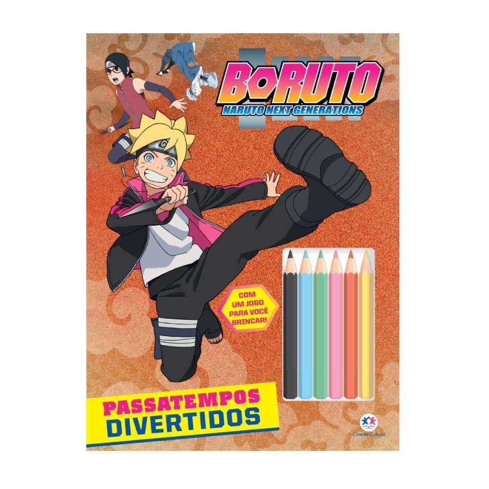 Livro Boruto Passatempos Divertidos Ciranda Cultural
