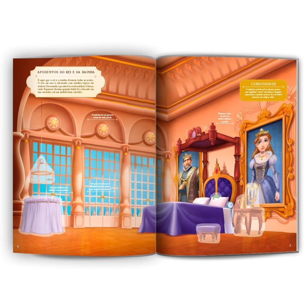 Livro Castelo Encantado Disney Rapunzel Com Adesivos - Culturama