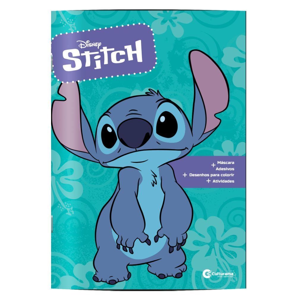 Livro Adesivos e Atividades Stitch - Culturama